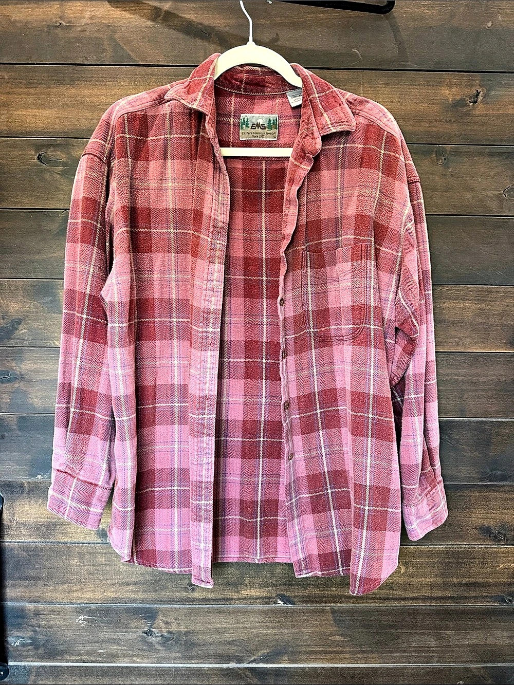 Woolrich Women's Pink Plaid Shirt Jacket Like New